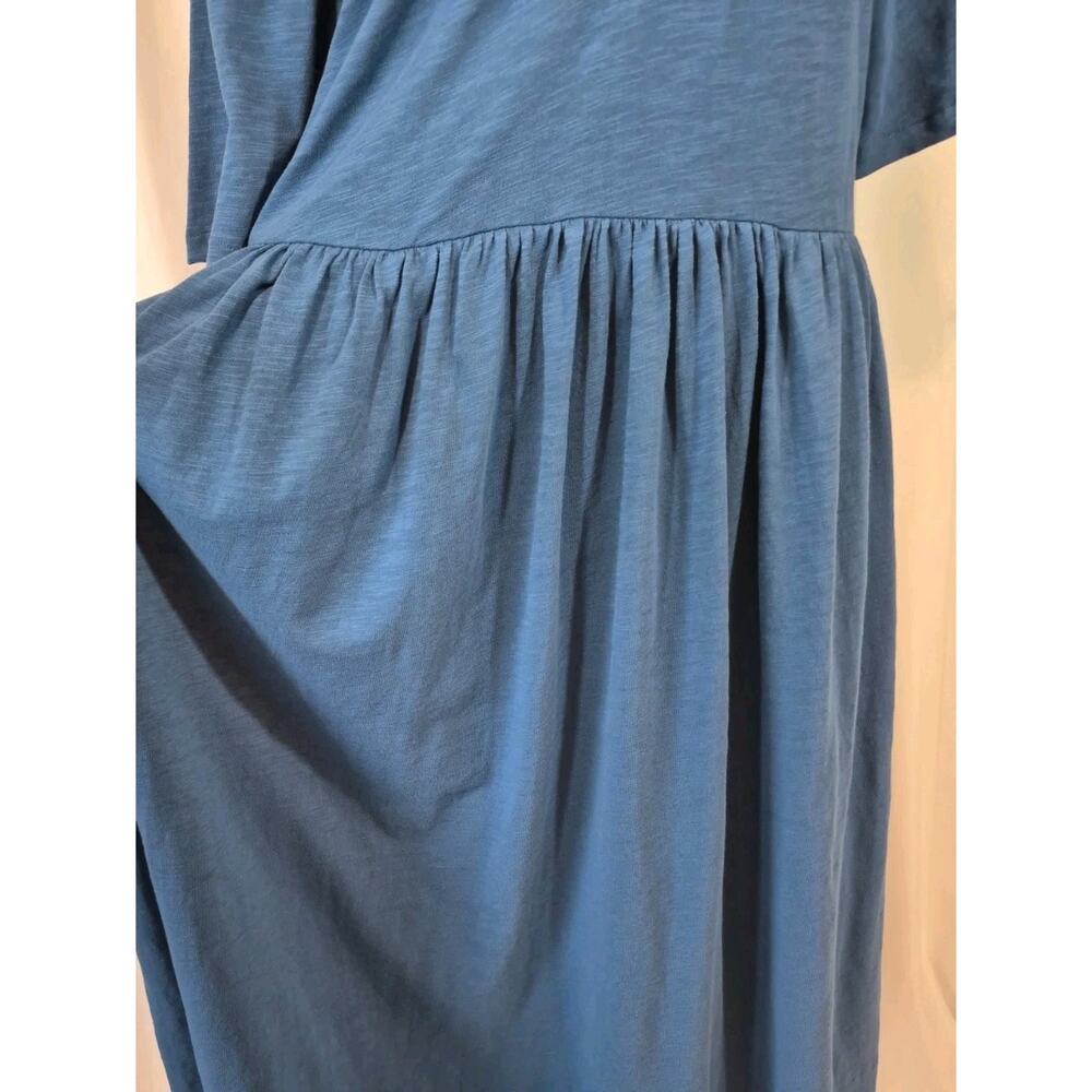 Boden Aria Collared Blue Cotton Midi Dress US 12 - Picture 5 of 11